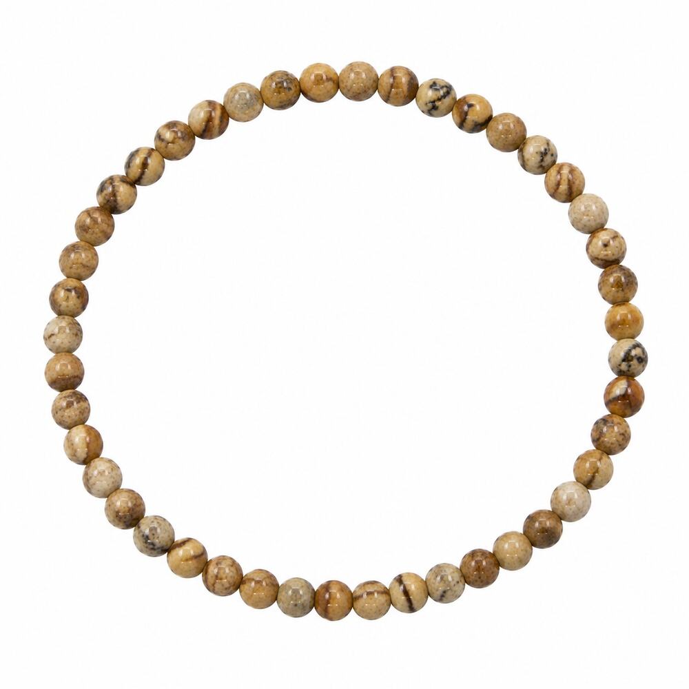 4MM Picture Jasper Bracelet